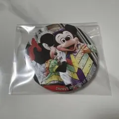 ディズニー アンコールザモーメンツ展 実写 缶バッジ ミッキー ミニー