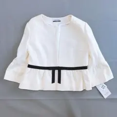 新品✨SCOT CLUB ノーカラージャケット ペプラム 定価1.9万 訳ありのサムネイル
