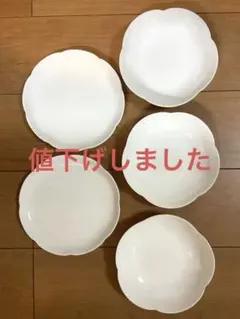 ヤマザキ 春のパン祭り 白いお皿 ５点セット