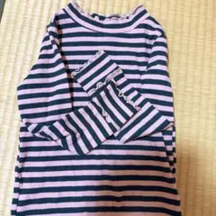 ボーダー 長袖カットソー 100cm