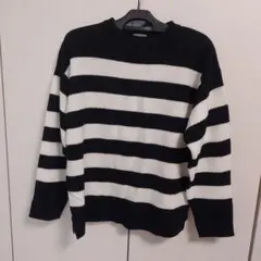 ストライプニットセーター Mサイズ