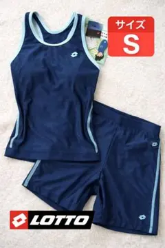 【未使用タグ付】LOTTO セパレート水着 S ネイビー レディース
