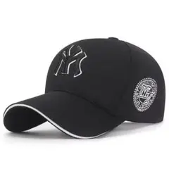 新品未使用　NY ストリートキャップ　黒白