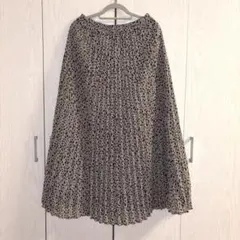 GU レオパード ロングスカート