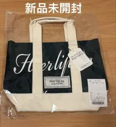 Herlipto ハーリップトゥ ミニトート ブラック 新品 ハリプ ルミネ新宿