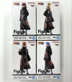 NARUTO-ナルト- 疾風伝 Figuno- アカツキ　暁全4種コンプセット NARUTO-ナルト- 疾風伝 Figuno 暁 全4種セット - メルカリ