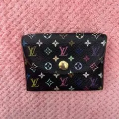 Louis Vuitton カードケース ブラック/マルチカラー