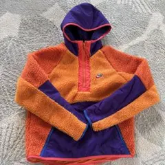 Nike フリースジャケット オレンジ 紫