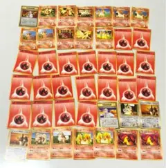 ポケモンカード 旧裏 カツラデッキ・炎関連カード まとめ売り