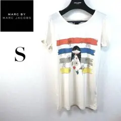 【新品未使用 マークバイジェイコーブス】イラストプリントTシャツ2号のサムネイル