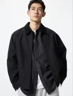 UNIQLO ジップアップショートブルゾン