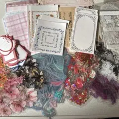 O コラージュ素材 新作！！ほぼシール 紙モノ