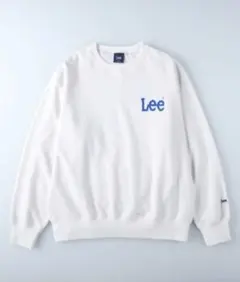 新品Lee ホワイト クルーネック トレーナー