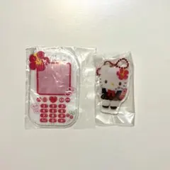 キティ ケース付きアクリルチャーム　ときめき平成コギャルデザイン