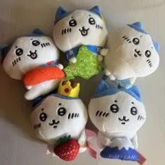 ハチワレ マスコットキーチェーン 5体セット（ご当地含む）