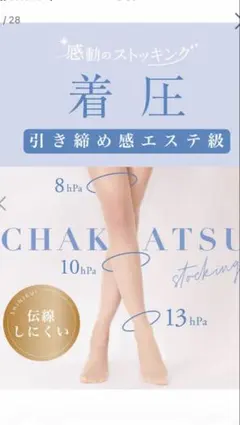 ☆チュチュアンナ［感動ストッキング・着圧]引き締めストッキング（3足セット）☆