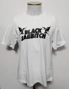 【XXLサイズ】ブラック・サバス　オジー・オズボーン　ロゴ　ホワイト　Tシャツ