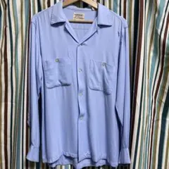 USA製 60s ARROW レーヨンシャツ 開襟