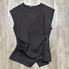 KOTON ノースリーブトップス ブラウン S