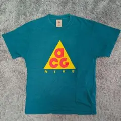 【きす様専用出品】NIKE ACGロゴ Tシャツ ターコイズ