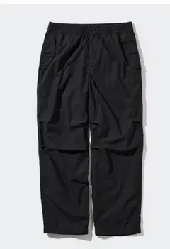 UNIQLO ブラック パラシュートパンツ 男女兼用Sサイズ