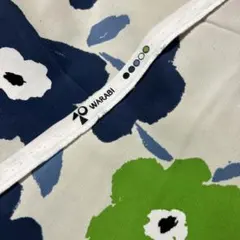 1m 綿100% シャツコール　大きな花柄　コーデュロイ