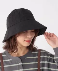 【新品•未使用】studio CLIP 抗菌防臭　日除けニュアンスブリムハット
