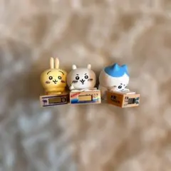 ちいかわ、ハチワレ、うさぎ、のダンボールウォッチ３つセット