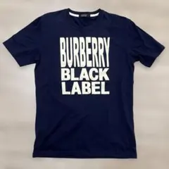未着用　レア品　BURBERRY BLACK LABELロゴTシャツ　刺繍