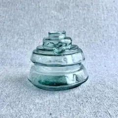 ガラス瓶 オイルランプ 花瓶 骨董 戦前 大正 昭和 レトロ アンティーク