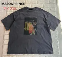【MASONPRINCE 】ビッグシルエット ヴィンテージ加工 ロックT XL