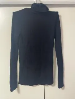 UNIQLO 長袖タートルネックニット ブラック
