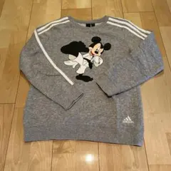 adidas ミッキーマウス トレーナー グレー
