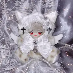 ちびぐるみ おすわり ぬい服 着ぐるみ 垂れ耳うさぎ 白 - メルカリ