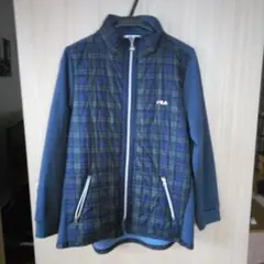 FILA チェック柄 ナイロンジャケット（値下げしました)
