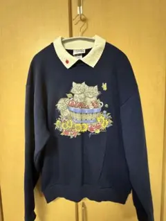 MORNING SUN 猫スウェット