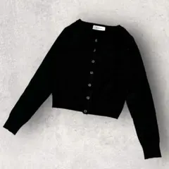 【RecHerie】カーディガン 丸襟 ラウンドネック アクリル ナイロン M