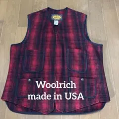 ウールリッチ90S バッファローチェックベストmade in USAのサムネイル