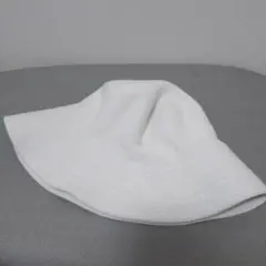 ホワイト コットン バケットハット