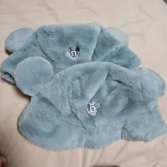 美品　ディズニー　モコモコ　帽子　バケハ