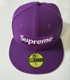 【匿名配送】Supreme ボックスロゴ　キャップ　紫のサムネイル