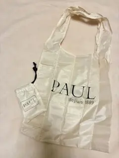 PAUL エコバッグ アイボリー