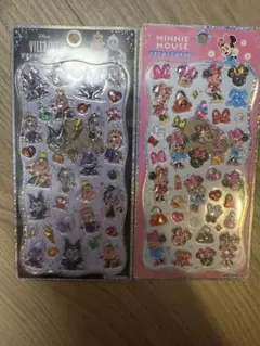 プチドロップステッカー ミニー、ヴィランズ