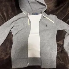 POLO RALPH LAUREN グレー パーカー XS