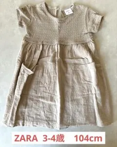 ZARA ワンピース　女の子　夏　104cm