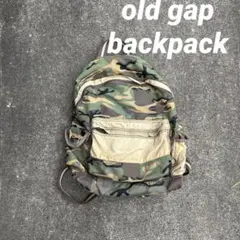 old gap backpack camouflage 迷彩のサムネイル