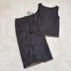 新品タグ付き✨ダイアグラム　グレースコンチネンタル　ラメレース　セットアップ