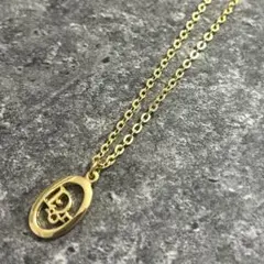 美品✨カルティエ ダブルC ネックレス オーバルプレート ゴールド 