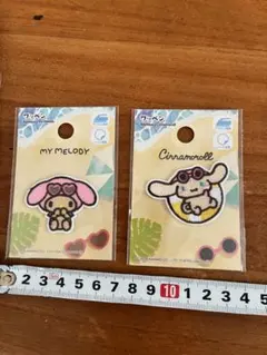 My Melody & Cinnamoroll ワッペンセット