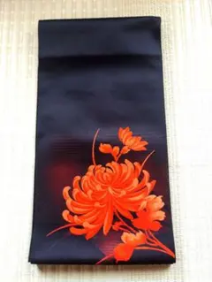 【秋のおしゃれ用に】★★新品未使用正絹全通袋帯★★ 献上蔦風情 深緑 金糸 銀糸 お色 蔦 模様 袋帯 おしゃれ袋帯